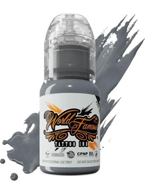 Astraltech Battleship Grey - World Famous Ink Dövme Boyası - 1/2OZ/15ML