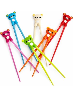 Astraltech Renkli Chopstick ve Chopstick Öğrenme Aparatı Kırmızı