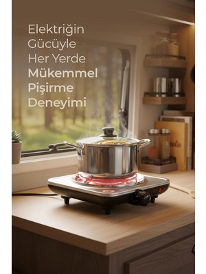 Marsilyan SCO-5065 Tekli Elektrikli Ocak – 5 Kademeli Isı Ayarı