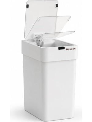 Astraltech Otomatik Hareket Sensörlü Çöp Kovası, Banyo Çöp Kovası, Çocuk Odası Çöp Sepeti, Çöp Kutusu, (2 Adet