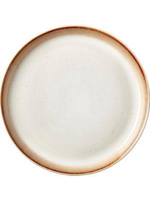 Astraltech Bitz Gastro Tabak, Tatlı Tabağı/pasta Tabağı, Seramikten, Çap 17 Cm, Krem/krem