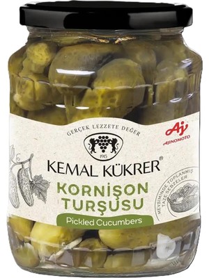 Astraltech Kemal Kükrer Kornişon Turşu No:2 Cam Kavanoz 680 gr