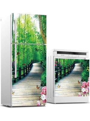 Astraltech Buzdolabı ve Bulaşık Makinası Beyaz Eşya Sticker Kaplama Yürüyüş Yolu