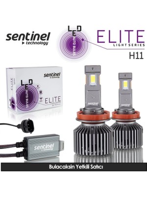 Astraltech Sentinel Elite H11 LED Xenon Ampülü 12V 12000 Lumen 6500 Kelvin Beyaz Işık