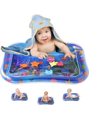 Marsilyan Bebek Su Oyun Matı, Tummy Time Aktivite Matı, Oyuncak Güvenliği Test Raporlu
