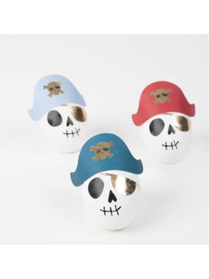 Astraltech Meri Meri Pirate Skulls Surprise Balls Korsan Iskelet Sürpriz Toplar 3lü