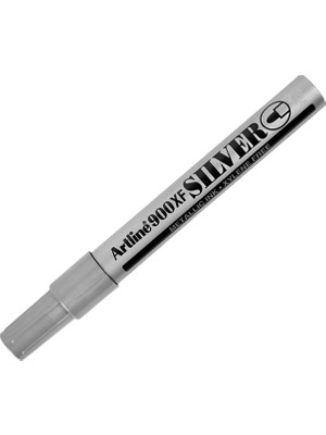 Astraltech Gümüş Renk Markalama Kalemi Markör Kalıcı Işaretleyici Marker Kalem Metal Plastik Cam Ahşap Yüzey