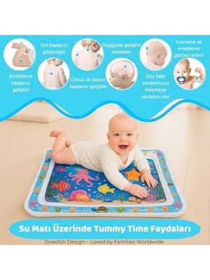 Marsilyan Bebek Su Oyun Matı (Tummy Time) – Test Raporlu, Sızdırmaz ve Bpa’sız