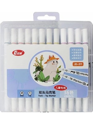 Astraltech Valkyrie 36 Adet Slim Marker Kalem Seti