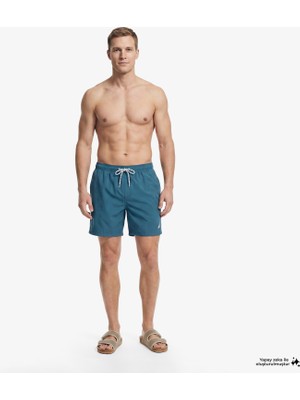 Nautica Erkek Mavi Regular Fit Deniz Şortu T65001T.4BX