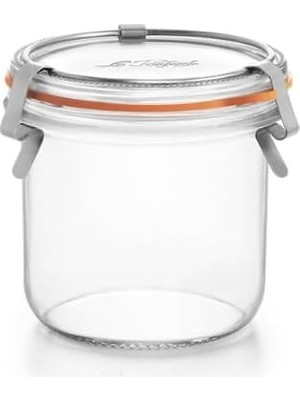 Astraltech 3 Klipsli Cam Kavanoz 425 ml (4 Adet)