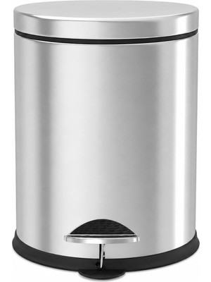 Astraltech Alper Banyo Krom 5 Lt Micro Pedallı Çöp Kovası