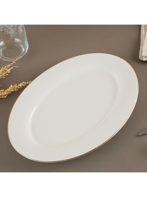 Astraltech Aryıldız Alisa Gold Kayık Tabak 30 cm
