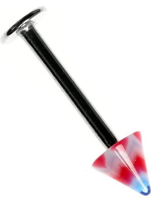 Astraltech Rouge Moulin Labret Stud Çelik Spike Piercing TDGR00919