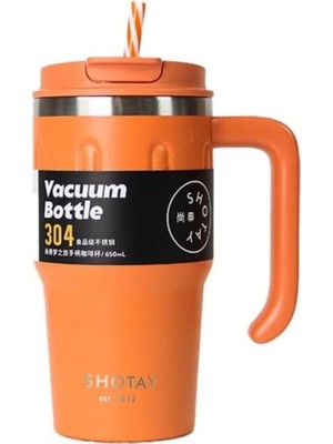 Astraltech Shotay Termos Bardak Seyahat ve Outdoor 650ML Turuncu