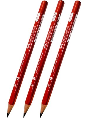 Astraltech Faber-Castell Ilk Kalemim Jumbo Üçgen Başlangıç Kalemi Siyah 2.5 B 3 Adet Faber Jumbo Kurşun Kalem