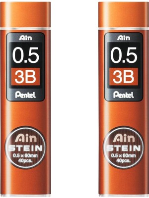 Astraltech Pentel Ain Stein Mekanik Yedek Uçlar - 2 Tüplü Paket (0,5 mm 3b)