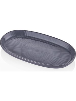 Astraltech The Mia Noon Oval Servis 2li Gri 26 cm