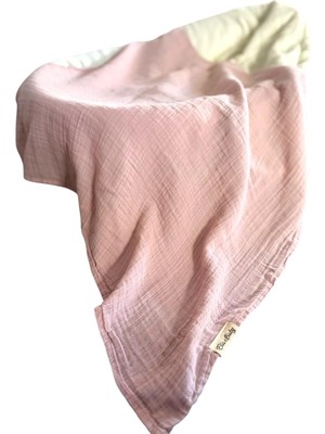 Astraltech Elia's & Baby Organik Müslin Çift Katlı Yenidoğan ÖRTÜSÜ,%100 Pamuk, 75X75 cm
