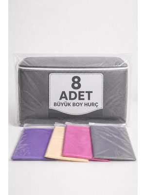 Astraltech 8 Adet Hurç Yorgan Hurcu 100X50X40 cm Büyük Mega Boy