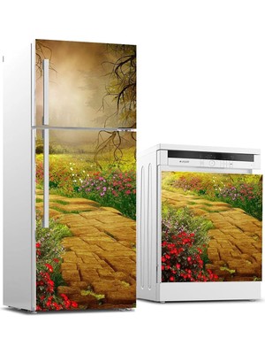 Astraltech Buzdolabı ve Bulaşık Makinası Beyaz Eşya Sticker Kaplama Yol Çizim