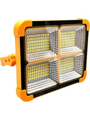 Astraltech BADEM10 Güneş Enerji Solar Aydınlatma Cata CT4698 Projektör LED 200W 4 Modlu Işık Telefon Çaka