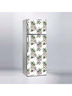 Astraltech Buzdolabı Sticker Kaplama Dolap Kaplama Etiketi Flamingo