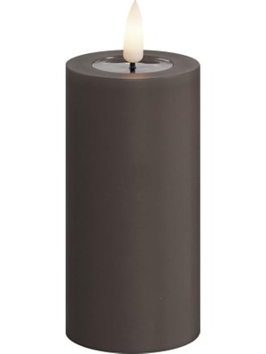 Astraltech Deluxe Homeart Iç Mekan Alevsiz LED Mum - Mocha - Gerçek Alevli ™ Teknolojisi - Pille Çalışan Mum (