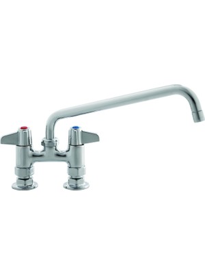 Astraltech T&s Brass 5F-4DLX12 4 Inç Merkezli ve 12 Inç Döner Borulu Güverte Montajlı Musluk