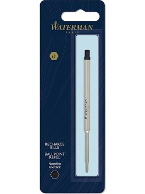 Astraltech Waterman Tükenmez Kalem Refill, Tekli Blister, Fine (F) Uç, Siyah - 1964017