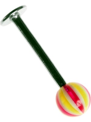Astraltech Rouge Moulin Labret Stud 316 L Bioplast Piercing TDGR00929