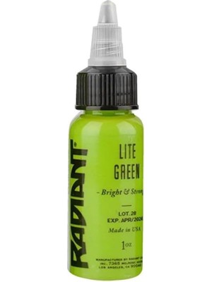 Astraltech Lite Green - Radiant Tattoo Dövme Boyası - 1OZ/30ML