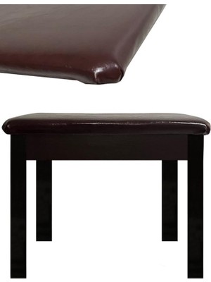 Astraltech Midex TBX-144SR Üst Kalite Piyano Taburesi Gizli Bölmeli Kahve Renk (32X54X48)