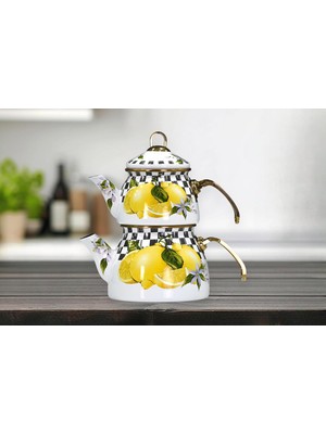 Astraltech Pr Home Lemon Gold Model Emaye Çaydanlık