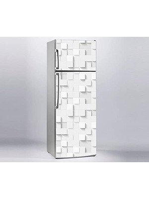 Astraltech Buzdolabı Sticker Kaplama Dolap Kaplama Etiketi 3 Boyutlu Küpler
