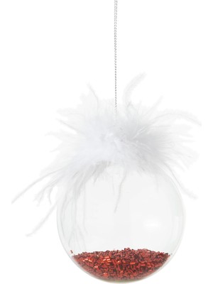 Astraltech Mudo Home White Fluffy Ağaç Süsü 8 cm