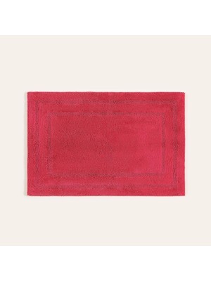 Astraltech Solıd Çift Taraflı PAMUK%100 Pamuk Banyo Paspası 60X90 cm Fuşya