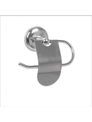 Astraltech BADEM10 Wc Kağıt Standı Tuvalet Kağıtlık Aparat Kapaklı Paslanmaz Metal Sağlam Kaliteli Krom
