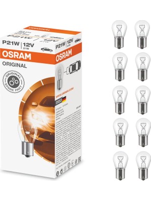 Astraltech Osram P21W 12V 21W 93 BA15S 7506-10 Adet