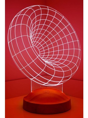 Astraltech 3 Boyutlu 3D Görünümlü Boom LED Lamba