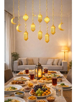 Astraltech 10'lu Gold Ramazan Tavan Süsü, Ramazan Süsleri, Ramazan Tavan Süsü Ürünleri Ramazan Süsleri, Sahur