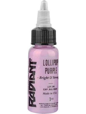 Astraltech Lollipop Purple - Radiant Tattoo Dövme Boyası - 1OZ/30ML