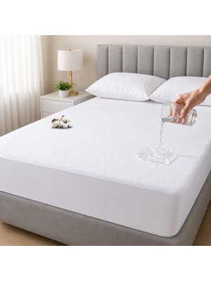 Astraltech Vionel HOME%100 Pamuk, Full Kenar Fitted Sıvı Geçirmez,tek, Çift Kişilik Bebek Yatak Çarşa
