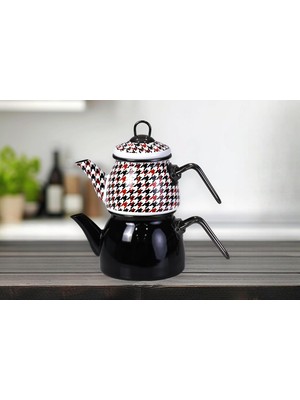 Astraltech Pr Home Forte Black Mini Model Emaye Çaydanlık