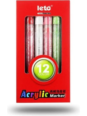 Astraltech Valkyrie Leto Akrilik 12 Adet Marker Kalem Seti