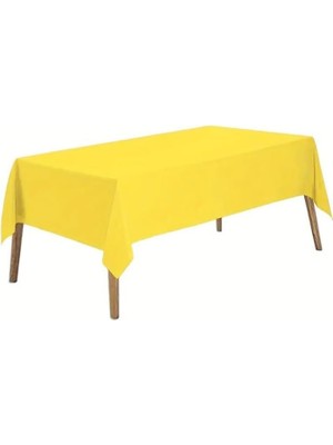 Astraltech Beysüs Plastik Kullan At Masa Örtüsü Sarı 137 * 270 cm