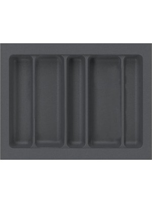 Astraltech Almital 65X49 Cm. 5 Bölmeli Gri Çekmece Içi Düzenleyici Kepçelik (60 * 40 Cm'e Kadar Kesi̇lebi̇li̇r) M