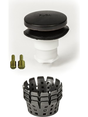 Astraltech Parmak Dokunuşu (Uç Burun, Ayakla Çalışan) Banyo Küveti/küvet Tahliye Tıkacı 3/8 Inç ve 5/
