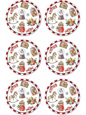 Astraltech The Mia Globe Pasta Tabağı 6 Lı Set 19 cm