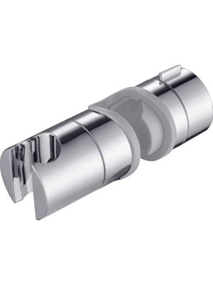 Astraltech Fause Ayarlanabilir Duş Başlığı Boru Gezeri Mafsal Sürgü Askısı KY101 (Krom, Oval)